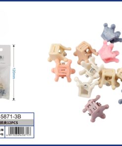 SET DE PRENSAS PARA BEBÉ DE CORONA 1UND (12PCS)