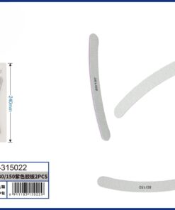 SET DE LIMA PARA UÑA DISEÑO CURVA 80/150 1UND (2PCS)