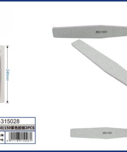 SET DE LIMA PARA UÑA DISEÑO DIAMANTE 80/150 1UND (2PCS)