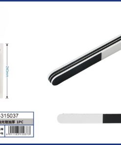 LIMA GRUESO DISEÑO PALETA DE COLOR NEGRO / BLANCO 1UND