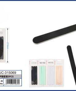 SET DE LIMA CON DISEÑO PALETA DE COLOR LISO 1UND (3PCS)