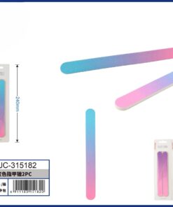 SET DE LIMA DISEÑO PALETA DE COLOR DEGRADADO 1UND (2PCS)