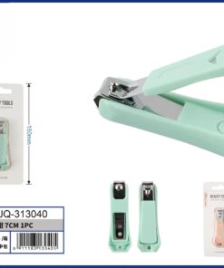 CORTA UÑA CON CUBIERTA PLÁSTICO DE COLOR LISO 7CM 1UND