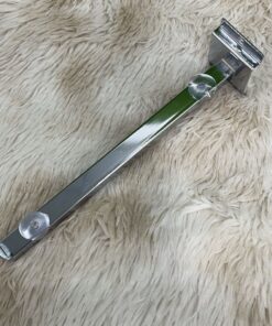 GANCHO CUADRADO METÁLICA PARA PARED CON TAPÓN 30.5CM 1UND