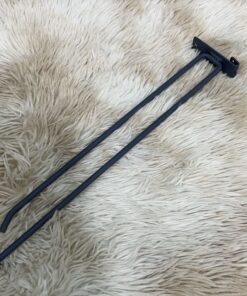 GANCHO DOBLE COLOR GRIS PARA MALLA 25CM 1UND