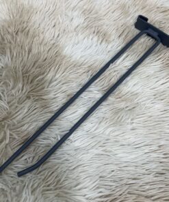 GANCHO DOBLE COLOR GRIS PARA MALLA 30CM 1UND