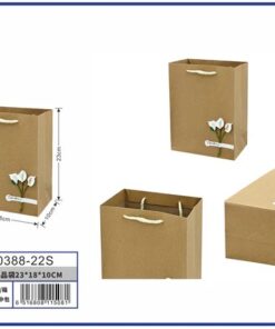 BOLSA REGALO KFRAFT DE FLOR DIY 23*18*10CM 1UND