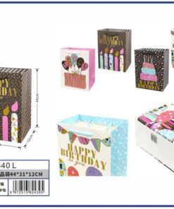 BOLSA DE REGALO DE HAPPY BIRTHDAY 44*31*12CM 1UND