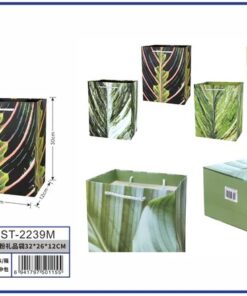 BOLSA DE REGALO DE HOJA 32*26*12CM 1UND
