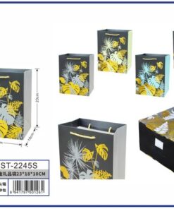 BOLSA DE REGALO DE HOJA DE TORTUGA 23*18*10CM 1UND