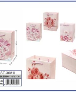 BOLSA DE REGALO DE ROSAS 40*30*12CM 1UND