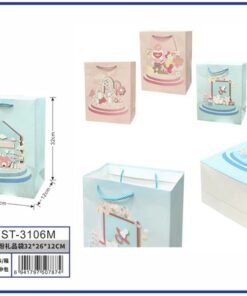 BOLSA DE REGALO CASA 32*26*12CM 1UND