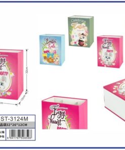 BOLSA DE REGALO DE CONEJO 32X26*12CM 1UND