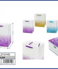 BOLSA DE REGALO DE COLOR DEGRADADO 23*18*10CM 1UND