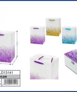 BOLSA DE REGALO DE COLOR DEGRADADO 32*26*12CM 1UND