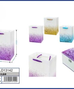 BOLSA DE REGALO DE COLOR DEGRADADO 44*31*12CM 1UND