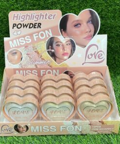 POLVO DE RUBOR MISS FON LOVE DE CORAZÓN 1UND