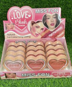 POLVO DE RUBOR MISS FON LOVE DE CORAZÓN 1UND