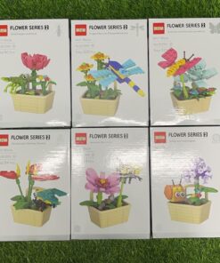 LEGOS CON DISEÑO FLOR CON INSECTO 1UND / 1039A
