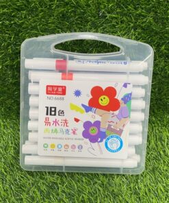 SET DE MARCADORES ACRILICOS 18 COLORES 1UND (18PCS) / 6688-18