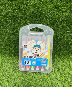SET DE MARCADORES DE ACUARELA 12 COLORES 1UND (12PCS) / 681-12