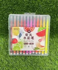 SET DE MARCADORES DE ACUARELA 24 COLORES 1UND (24PCS) / 713-24