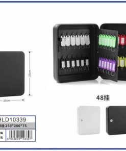 CAJA SEGURIDAD PARA LLAVES 48 ESPACIOS 25*20*7.5CM 1UND