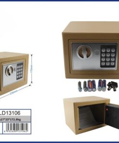 CAJA FUERTE T17 COLOR AMARILLA 17*23CM 172.8KG / HLD13106