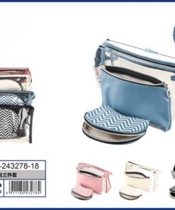 SET DE BOLSA PARA COSMÉTICO 1UND (3PCS) / HZX-243278-18