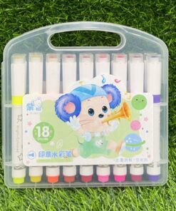 SET DE MARCADORES DE ACUARELA 12 COLORES 1UND (12PCS) / ZS-282-18