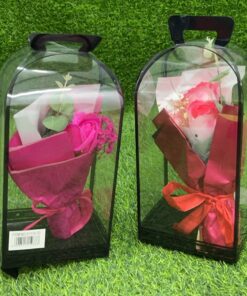 RAMO DE FLOR CON CAJA BORDE NEGRA 1UND / 51115-33
