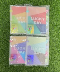 CUADERNO LUCKY DAY CON HOJAS SUELTAS Y DIVIDO B5 18*21CM 1UND / 90428-33