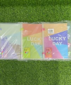 CUADERNO LUCKY DAY CON HOJAS SUELTAS Y DIVIDO A5 21*26CM 1UND / 90428-34