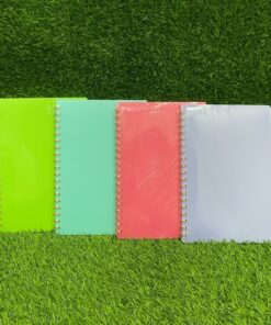 CUADERNO CON RESORTE DE COLOR LISO B5 80HOJAS 18*26CM 1UND / 90428-36