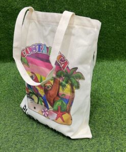 Alternative view of BOLSA TELA CON LETRA PURA VIDA DISEÑO CRUCEROS / PERICO / PEREZOSO 40*35CM 1UND / 90438-78