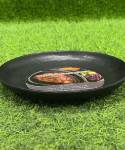 Alternative view of PLATO MELAMINA COLOR NEGRO REDONDO 8″ 1UND / 90161-100