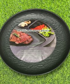 PLATO MELAMINA COLOR NEGRO REDONDO 9″ 1UND / 90161-101