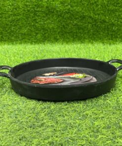 Alternative view of PLATO MELAMINA CON AGARRADERA COLOR NEGRO REDONDO 10″ 1UND / 90161-103
