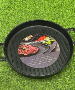PLATO MELAMINA CON AGARRADERA COLOR NEGRO REDONDO 10″ 1UND / 90161-103