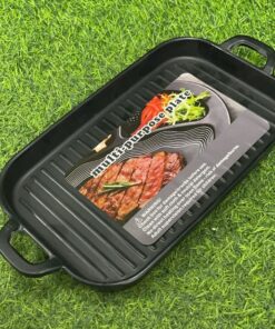 PLATO MELAMINA CON AGARRADERA COLOR NEGRO RECTANGULAR 1UND / 90161-104