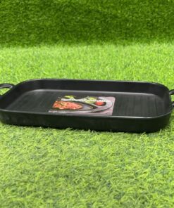 Alternative view of PLATO MELAMINA CON AGARRADERA COLOR NEGRO RECTANGULAR 1UND / 90161-105