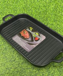 PLATO MELAMINA CON AGARRADERA COLOR NEGRO RECTANGULAR 1UND / 90161-105