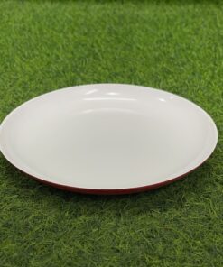 PLATO MELAMINA DE COLOR ROJO REDONDO 1UND / 90161-109