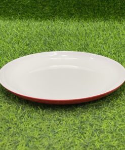 PLATO MELAMINA DE COLOR ROJO REDONDO 1UND / 90161-111