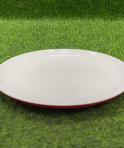 PLATO MELAMINA DE COLOR ROJO REDONDO 1UND / 90161-112