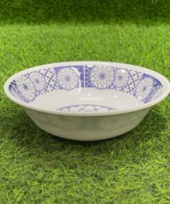 TAZA MELAMINA DE FLOR CON COLOR AZUL REDONDO 1UND / 90161-115