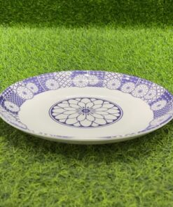 Alternative view of PLATO MELAMINA DE FLOR CON COLOR AZUL REDONDO 1UND / 90161-117