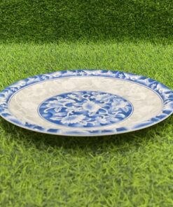 Alternative view of PLATO MELAMINA DE FLOR CON COLOR AZUL REDONDO 1UND / 90161-119