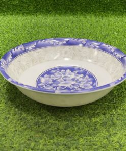 TAZA MELAMINA DE FLOR CON COLOR AZUL REDONDO 1UND / 90161-121