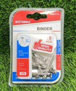 ENCUADERNADOR PLATEADO 40MM 1UND (15PCS) / MA011-8